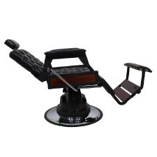 Cadeira Reclin�vel Hawk Capitone Preto Kixiki (Sob Encomenda)