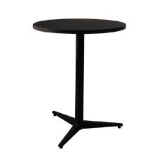 Mesa Bistr� Madeira Mdf Preto Kixiki (Sob Encomenda)