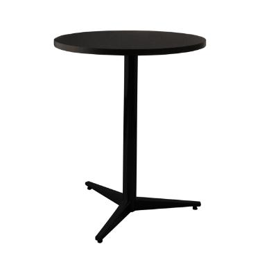 Mesa Bistr� Madeira Mdf Preto Kixiki (Sob Encomenda)