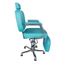 Cadeira Rec Toronto com Descanso de Pernas Azul Tiffany Kixiki (Sob Encomenda)