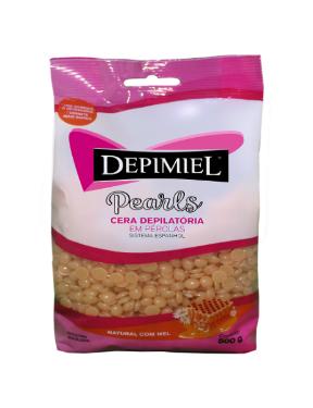 Cera Natural em Per�las 500g Depimiel