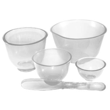 Kit 4 Cubetas e 1 Esp�tula para Santa Clara