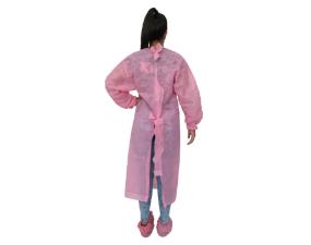 Avental Tnt Rosa Gr 40 Manga Longa Kaitalo