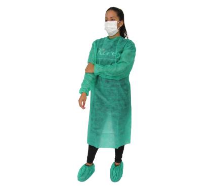 Avental Tnt Verde Gr 40 Manga  Longa  Kaitalo