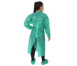 Avental Tnt Verde Gr 40 Manga  Longa  Kaitalo