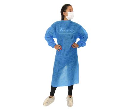 Avental Tnt Azul Gr 40 Manga Longa Kaitalo