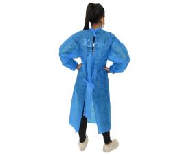 Avental Tnt Azul Gr 40 Manga Longa Kaitalo