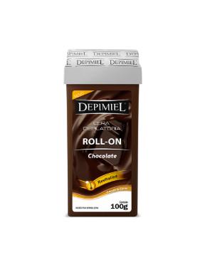 Cera Roll On Chocolate 100g  Depimiel
