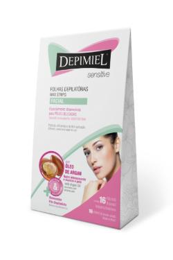 Folhas Depilat�rias Facial C 16un Folhas Sensi Depimiel