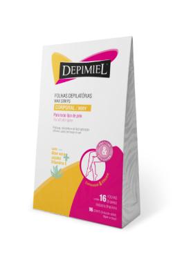 Folhas Depilat�rias Corporal C 16un Folhas Depimiel