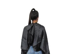 Capa de Cetim Preta com Manga 1,50Mx1,30M Kaitalo