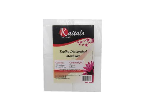 Toalha Descart�vel  20CMx30CM  100un Kaitalo