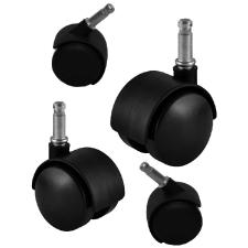 Rod�zio Preto P Carrinho 4un Santa Clara