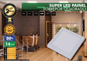 PAINEL LED QD SOB 30X30 6500K 24W