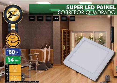 PAINEL LED QD SOB 30X30 6500K 24W