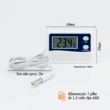 TERM�METRO DIGITAL COM FUN��O M�XIMA/M�NIMA CABO DE 2M - INCOTERM