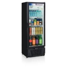 REFRIGERADOR GPTU-40PR VERT PORTA VIDRO 414 LTS LATERAIS PRETA - GELOPAR