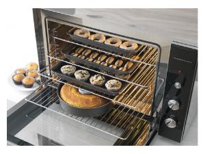 FORNO EL�TRICO DE BANCADA TURBO FAST 80L - FISCHER