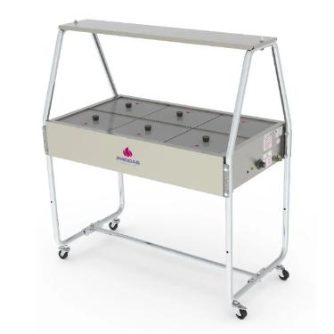 BUFFET T�RMICO COM 6 CUBAS QUENTES - PROG�S