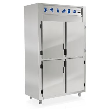 GELADEIRA GREP-4P COML 4 PORTAS ACO INOX GELOPAR