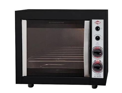 FORNO EL�TRICO DE BANCADA CRYSTAL BLACK ADVANCED 46L - LAYR