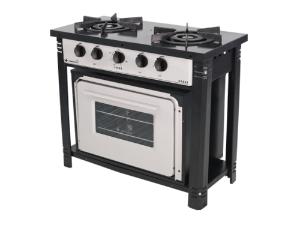 FOG�O 2 BOCAS BRAVO GRAFITE COM MANIPULO PRETO COM FORNO - VEN�NCIO