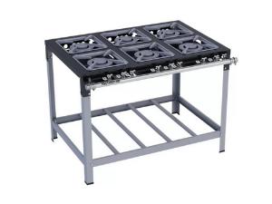 FOG�O 6 BOCAS STORI PREMIUM CENTRAL QUEIMADORES DUPLOS 40X40 - METALMAQ