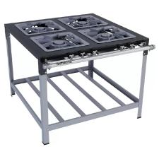 FOG�O 4 BOCAS STORI PREMIUM QUEIMADORES DUPLOS 40X40 - METALMAQ