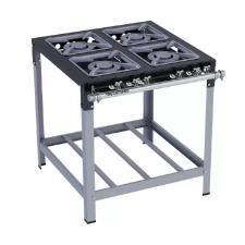 FOG�O 4 BOCAS STORI PREMIUM QUEIMADORES DUPLOS 30X30 - METALMAQ