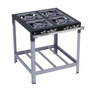 FOG�O 4 BOCAS STORI PREMIUM QUEIMADORES DUPLOS 30X30 - METALMAQ