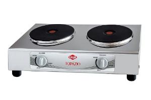 FOG�O EL�TRICO 2 BOCAS TOP�ZIO 4.0 INOX 220V - LAYR