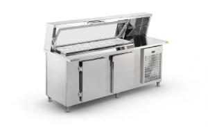 BALCAO DE ENCOSTO CONDIMENTADORA 1,50M REFRIMATE