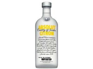 VODKA ABSOLUT CITRON 1LT