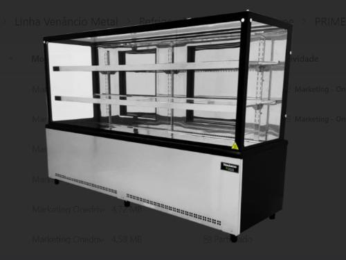BALCAO VITRINE PRIME ESTUFA 2.00MT 220V