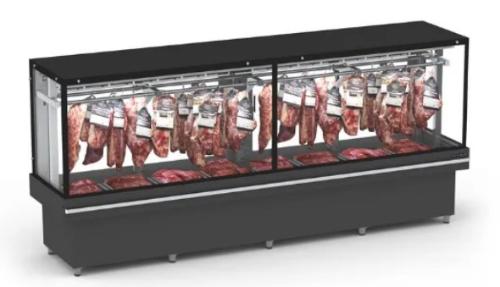 Expositor a�ougue ar for�ado top economy 3000, porta gancheira