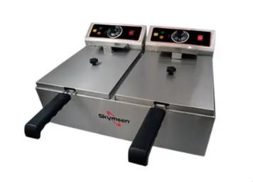 FRITADEIRA ELETRICA 2 CUBAS DE 5L FED-20 INOX