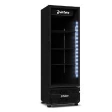 Refrigerador Vertical Visa Cooler 454 Litros  Porta de Vidro Preto VRS16