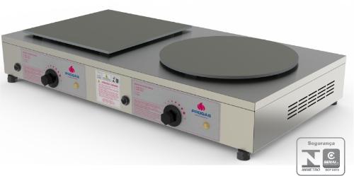 Chapa Crepe Duplo Inox Red Gas Progas Prkf 202g