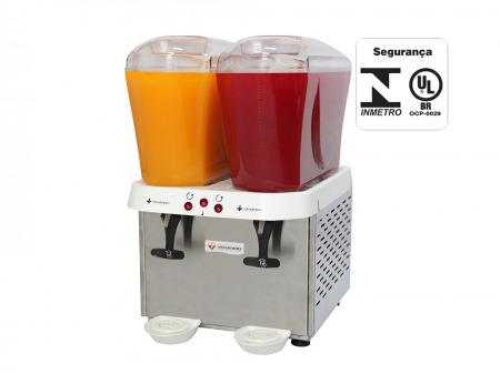 REFRESQUEIRA INOX 2 RESERVAT�RIOS DE 16 LITROS