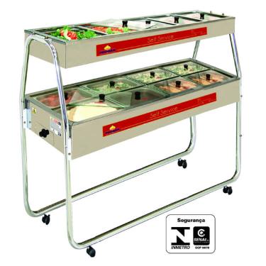 Buffet Frio ( Gx ) 5 Cb T/Vidro PRBF-50 Progas