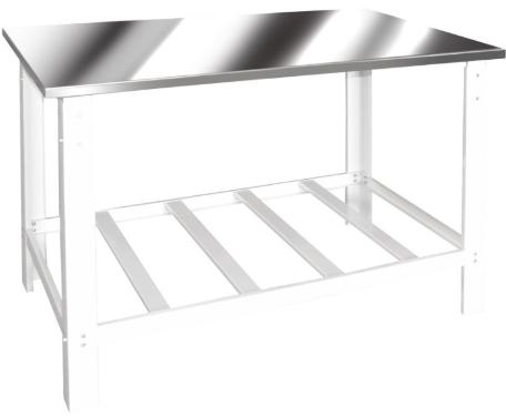 Mesa Auto-Servi�o 1.50x0.70 Standard Cristal A�o