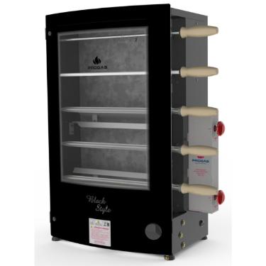 Forno Rotat. Tub. Black Style Progas Prrt-520