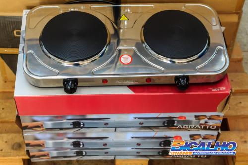 Fogao Eletrico De Mesa Agratto Fm-02 220v 2000w 2 Pra