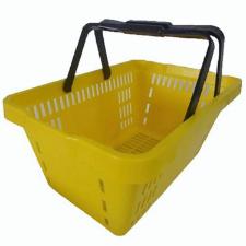 Cesta S.600 Al�a Plastica Amarelo 13 Litros