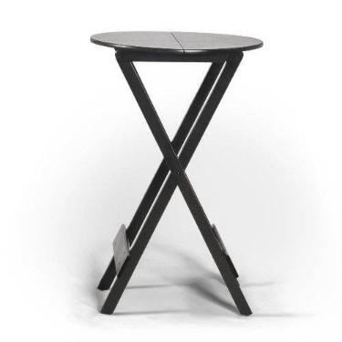 Mesa Bistro Dobravel Madeira Preto Madesil