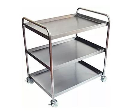 Carro Auxiliar de Servi�os em a�o inox 304