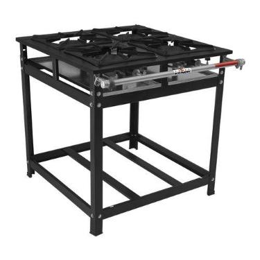 Fog�o Industrial 4 Bocas 40x40 4 Qd Bp Linha Standard