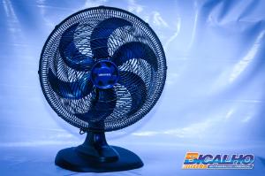 Ventilador Osc Mesa Turbo 6P 50Cm Azul 220V Premium