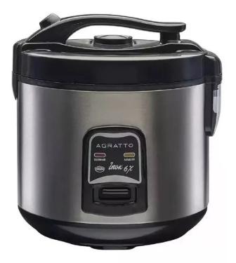 Panela Eletrica Arroz Inox E Visor Vidro Pai6x 220v Agratto