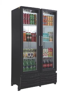 EXPOSITOR VISA COOLER 2 PORTAS FRILUX - PRETO 220V